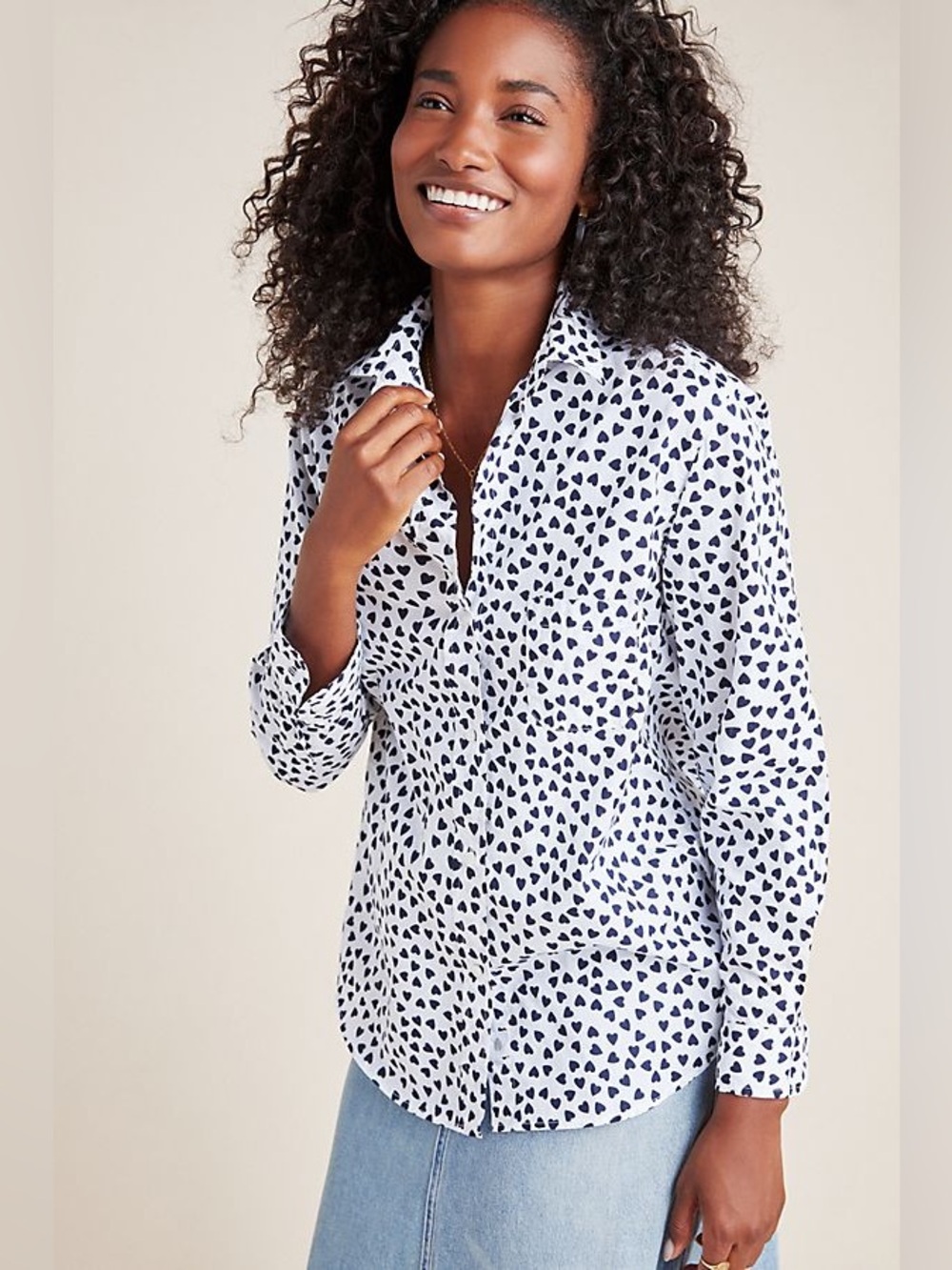Grayson 100% Cotton Button-down Shirt